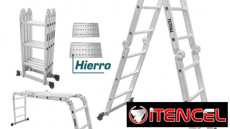 Escalera de aluminio multipropósito Marca Total — foto 1
