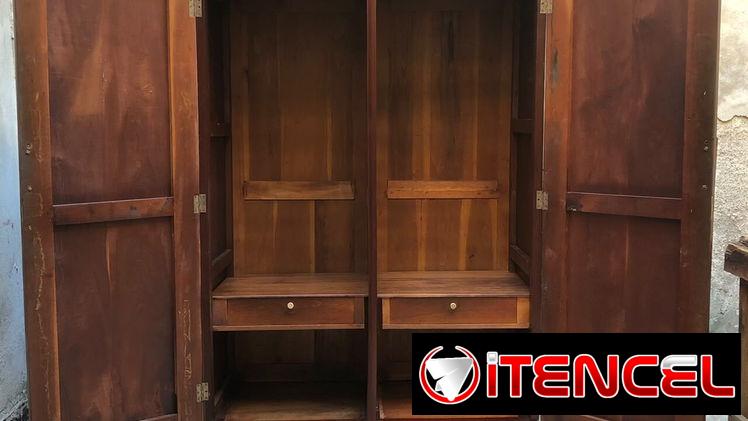 ⚜️ Escaparate de dos puertas antiguo restaurado • Entrega incluida 🚛 — foto 3