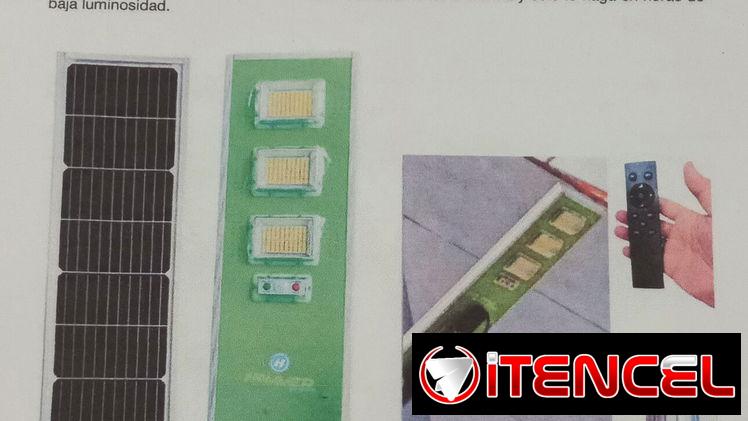 Lámpara fotovoltáica con panel solar para exterior 400W