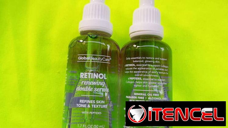 Producto de belleza sérum. Exfoliante, crema para las manchas