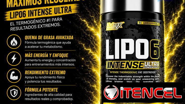🛒✔ Lipo 6 Amarillo Intenso quemador de Grasa 60 Tabletas 25$