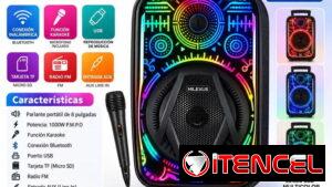 Bocina milexus con funcion karaoke