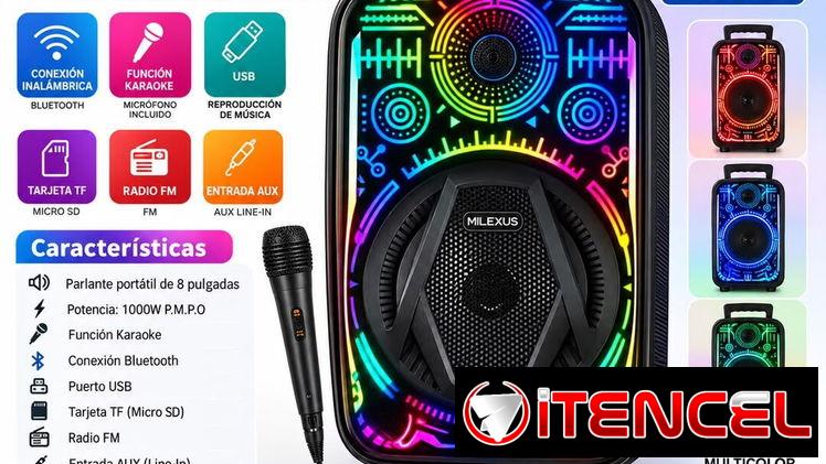 Bocina milexus con funcion karaoke