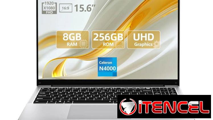 Tunhail Laptop 15.6 inch 8GB LPDDR4 256GB SSD