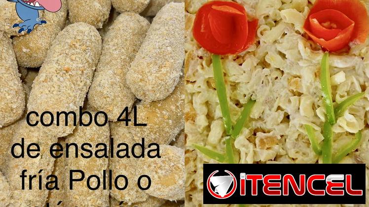 Ensalda fría y croquetas — foto 1