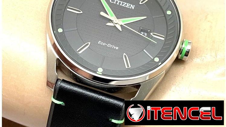 RELOJ CITIZEN ECODRIVE WEEKENDER (BM6980-08E) DE HOMBRE , 42MM EN ACERO INOXIDABLE PLATEADO Y MANILLA DE PIEL  58049738