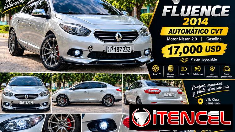 SE VENDE RENAULT FLUENCE 2014  Automático CVT , Motor Nissan 2.0