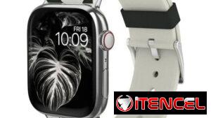 Correa de silicona MobyFox Midnight Flora para smartwatch cómoda y resistente | 14 USD