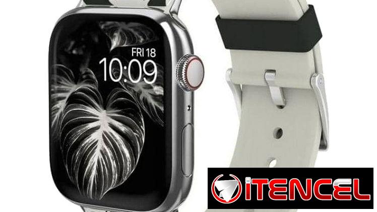 Correa de silicona MobyFox Midnight Flora para smartwatch cómoda y resistente | 14 USD