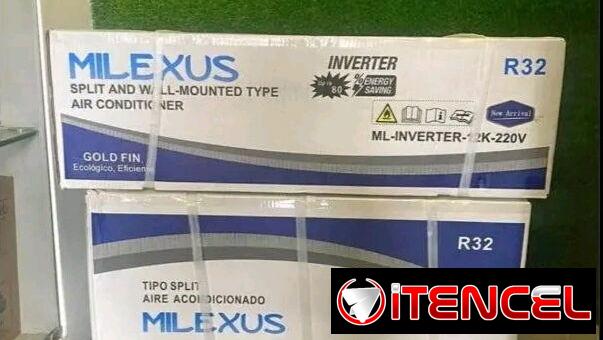 SPLIT MILEXUS INVERTER (1TON) . Factura, Garantía y Domicilio Gratis.
