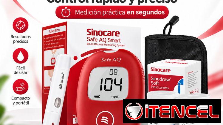Glucómetro con estuche Sinocare Safe AQ