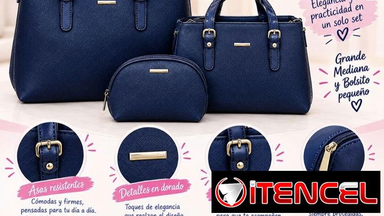 Cartera un set de 3