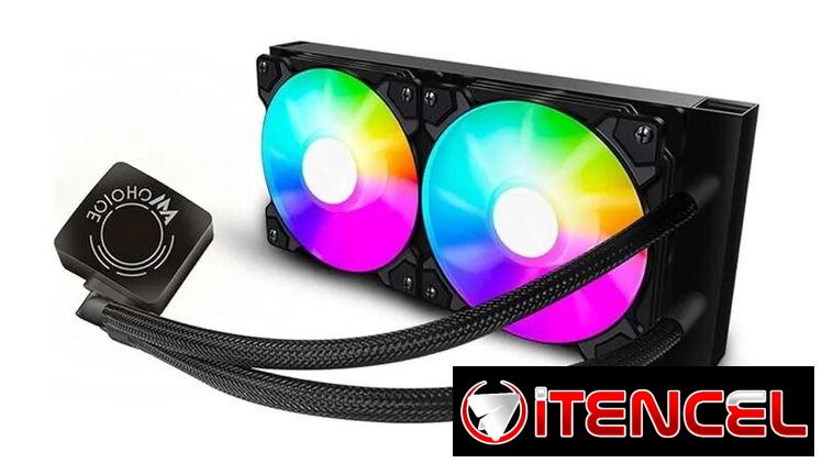Enfriamiento líquido CPU 240mm ARGB 2 fanes