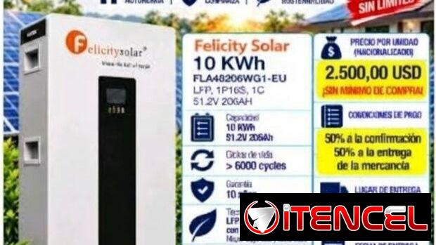 Contenedor de batería solar 10kwh