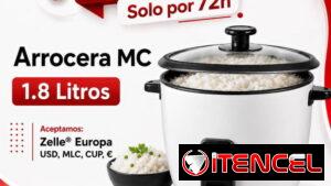 🍚 *Olla Arrocera 1.8 L MC* 🍚    💰 *Precio: 45USD* 🚚 Mensajería adicional ✅ *Nueva sellada en caja*    🌟 *2 meses de