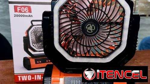 Contenedor de ventiladores recargables F06 /20000mAh