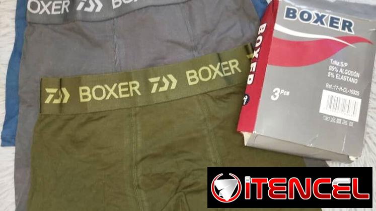 Calzoncillos _ boxer para hombre la caja viene x 3 unidades. 15 USD — foto 3