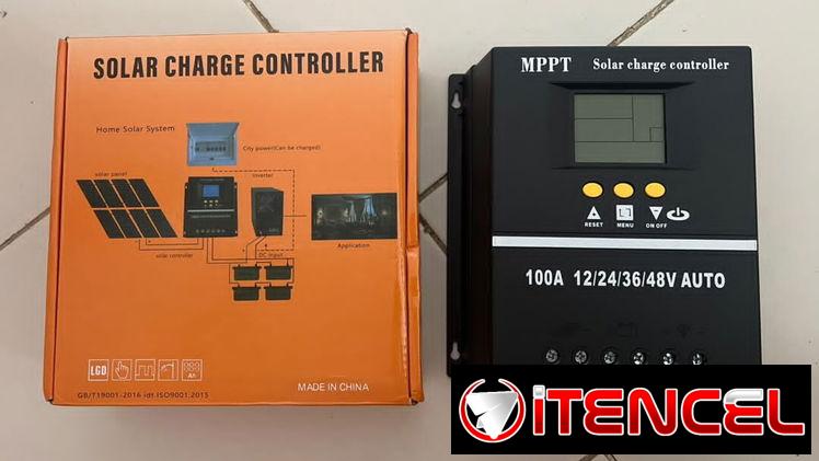 MPPT 100A Controlador carga solar