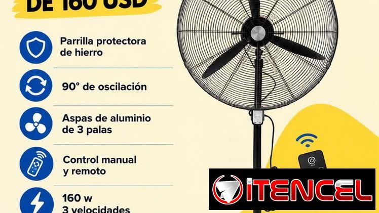 Ventilador industrial marca Royal. Super potencia 160W⚡ Factura y garantía de 3 meses