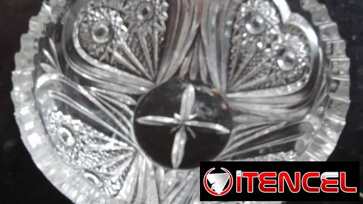 Bandejas de cristal antiguas