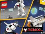 Juguete Lego aventura espacial 3 en 1.