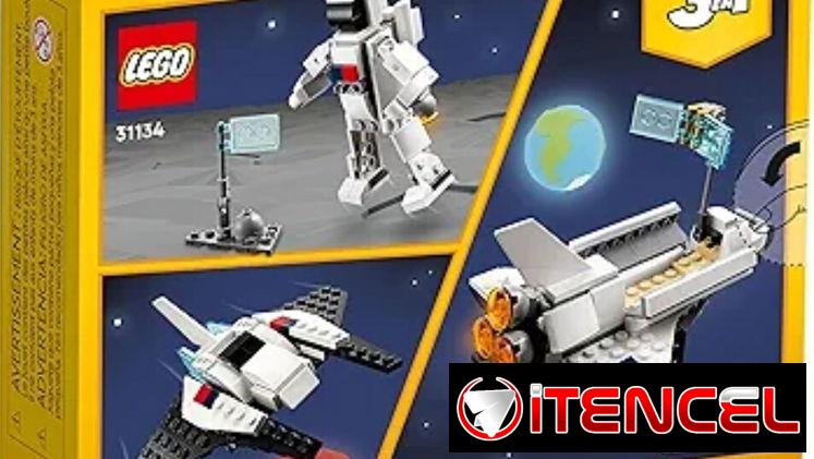 Juguete Lego aventura espacial 3 en 1.