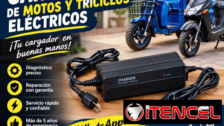 Reparación de cargadores de motos electricas y triciclos