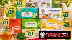 Infusiones Tés, Tilo 4 USD cada cajita los demás 3 USD leer la descripción.