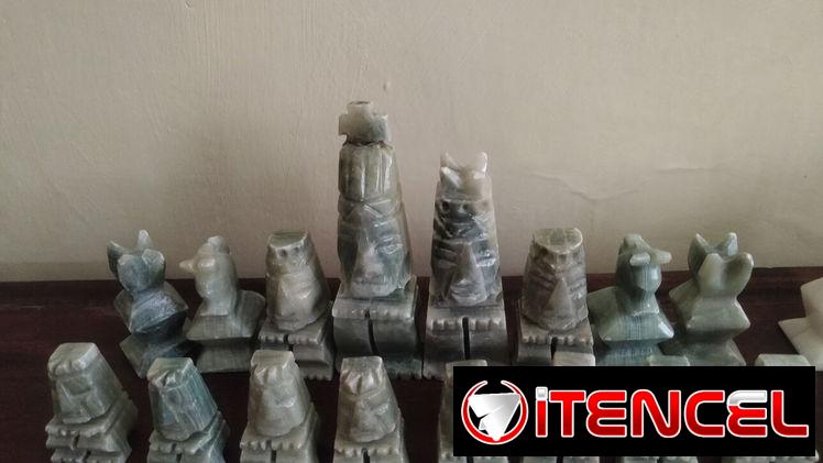 Juego de ajedrez de jade — foto 1