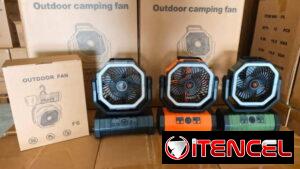 😮💨Ventilador recargable de 20.000mAh marca isunaru modelo f6 nuevos en su caja📦