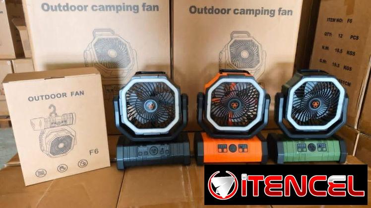 😮💨Ventilador recargable de 20.000mAh marca isunaru modelo f6 nuevos en su caja📦