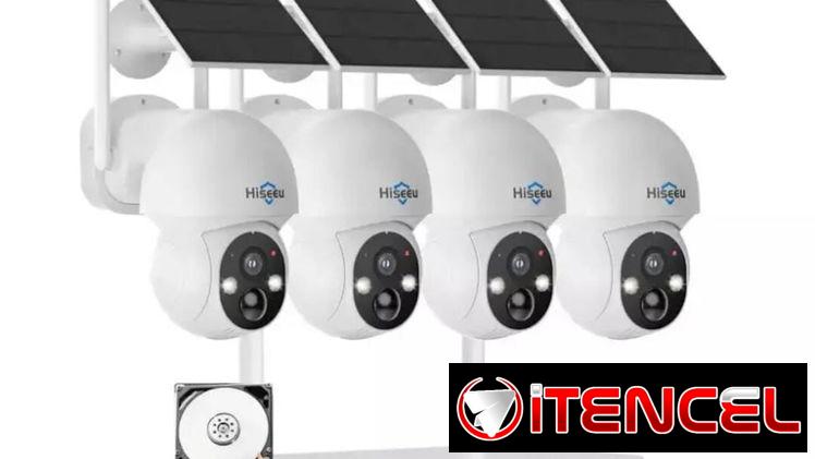 Camara seguridad inalambrico wifi panel solar