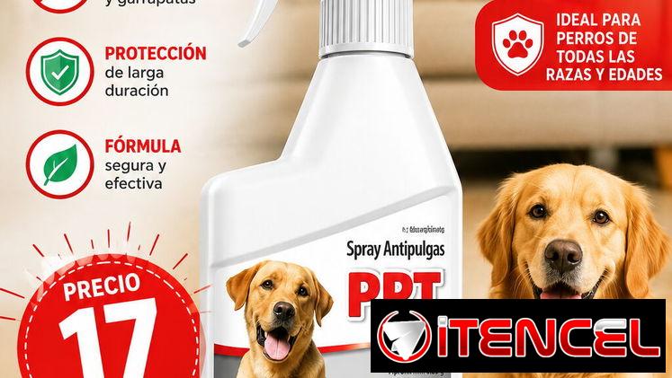 Shampoo, jabon, spray anti pulgas y más.