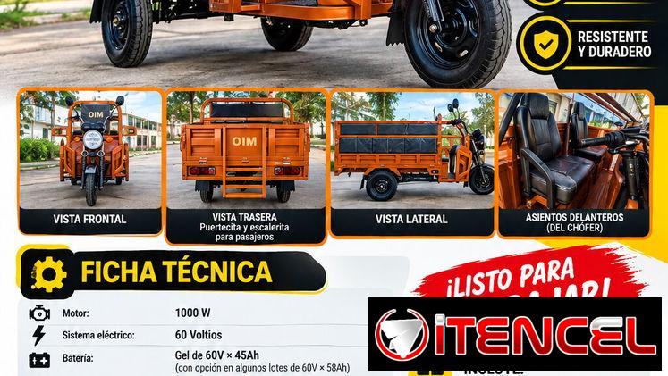 CONTAMOS CON VARIOS MODELOS DE TRICICLOS DESDE LOS 2800USD — foto 3