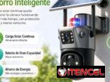 Cámara solar de doble lente wifi