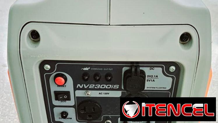 Planta de gasolina es inverter 4 tiempo silenciosa tiene la tarjeta electrónica rota se activa el sensor Overload