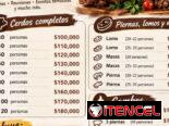 Combos de cerdo asado con líquidos y mensajería incluida