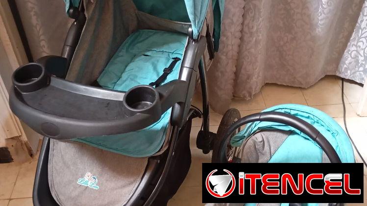 Coche y cesta para bebe