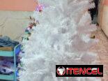 Arbol de navidad blanco de 1.80 m (lo)