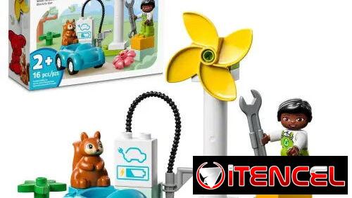 LEGO Duplo 10985 Wind Turbine and Electric Car 16 Pcs