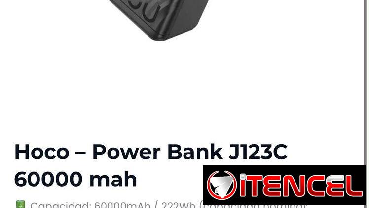 Power bank 60000mah