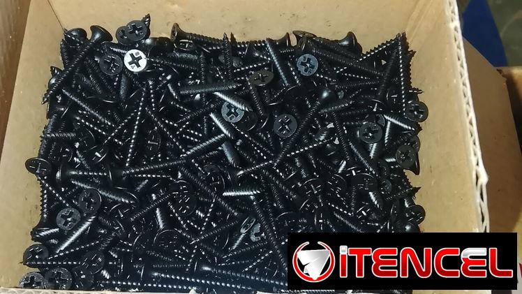 Venta por cantidad de Tornillos rosca fina de acero Fosfatados