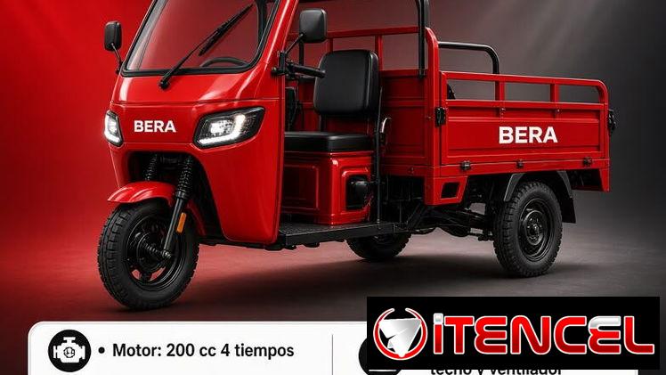 TRICICLOS BERA CARGO DE GASOLINA 200CC