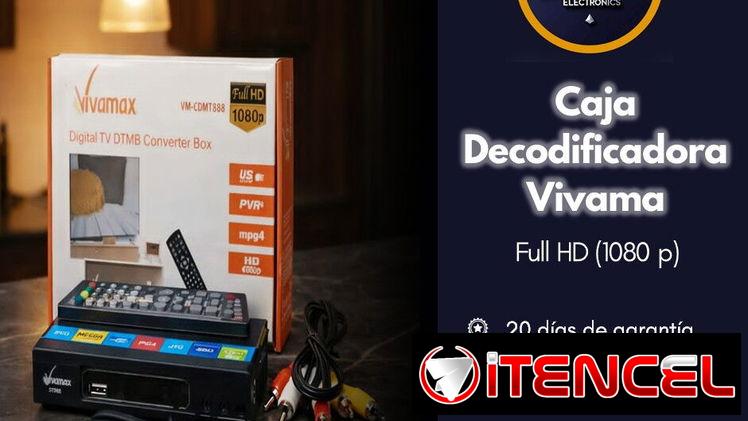 Caja Decodificadora Vivamax Full HD (1080 p)   Garantía de 20 días