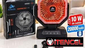 Ventilador recargable