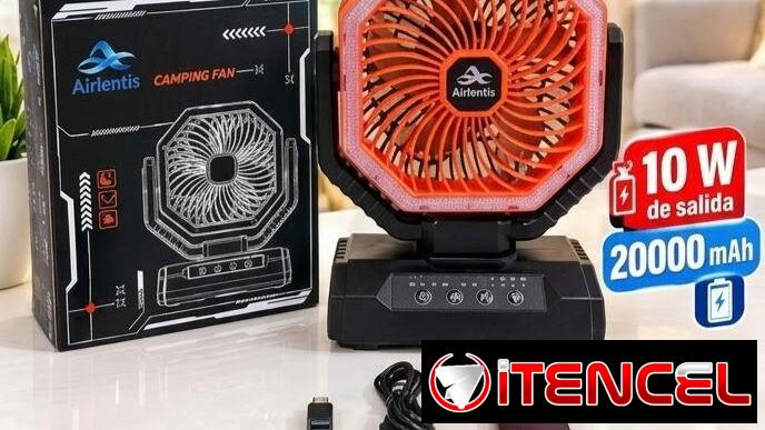 Ventilador recargable