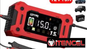 Cargador inteligente de 15 AMPERES: •