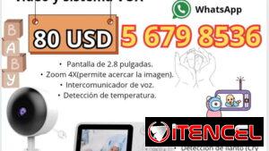 Mini cámara de seguridad. Monitor/ Intercomunicador para bebé