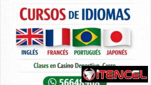 Cursos de idiomas (inglés, francés, portugués, japonés)