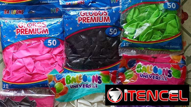 Globos por paquetes y sueltos varios colores. — foto 4